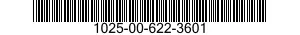 1025-00-622-3601  1025006223601 006223601