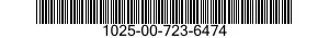 1025-00-723-6474  1025007236474 007236474