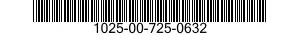 1025-00-725-0632  1025007250632 007250632