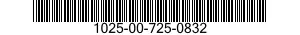 1025-00-725-0832  1025007250832 007250832