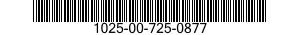 1025-00-725-0877  1025007250877 007250877