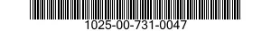 1025-00-731-0047  1025007310047 007310047