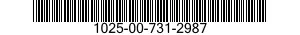 1025-00-731-2987  1025007312987 007312987