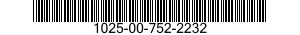 1025-00-752-2232  1025007522232 007522232