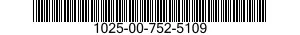 1025-00-752-5109  1025007525109 007525109