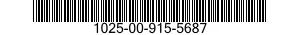 1025-00-915-5687  1025009155687 009155687