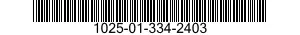 1025-01-334-2403 PLATE 1025013342403 013342403