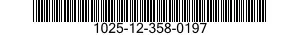 1025-12-358-0197 RETAINER,GUN COMPONENT 1025123580197 123580197