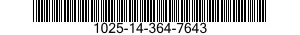 1025-14-364-7643 TUBE,CANNON 1025143647643 143647643