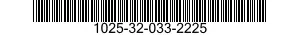 1025-32-033-2225 PLUNGER,LOWER 1025320332225 320332225