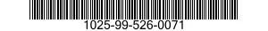 1025-99-526-0071  1025995260071 995260071