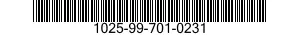 1025-99-701-0231 JUSTIERVORRICHTUNG, 1025997010231 997010231