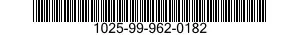 1025-99-962-0182  1025999620182 999620182