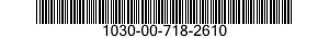 1030-00-718-2610  1030007182610 007182610