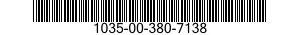 1035-00-380-7138 BRACKET ASSEMBLY 1035003807138 003807138