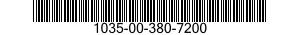 1035-00-380-7200  1035003807200 003807200