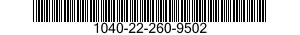 1040-22-260-9502  1040222609502 222609502