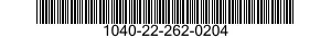 1040-22-262-0204  1040222620204 222620204
