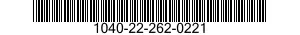1040-22-262-0221  1040222620221 222620221