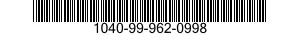 1040-99-962-0998 COVER,ACCESS,DISCHA 1040999620998 999620998