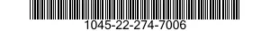 1045-22-274-7006 THREADED SOCKET 1045222747006 222747006
