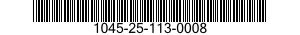 1045-25-113-0008 GASKET 1045251130008 251130008