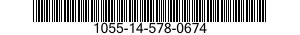 1055-14-578-0674 DISCHARGER,PROJECTILE-CANISTER,CLOSE DEFENSE 1055145780674 145780674