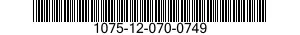 1075-12-070-0749  1075120700749 120700749