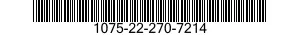 1075-22-270-7214  1075222707214 222707214