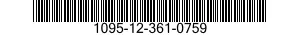 1095-12-361-0759 RACK,BOMB,AIRCRAFT 1095123610759 123610759