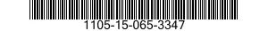 1105-15-065-3347 PLATE,MOUNTING,FIN 1105150653347 150653347