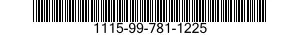 1115-99-781-1225 BOLT,MACHINE 1115997811225 997811225