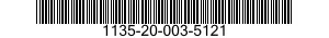 1135-20-003-5121 CABLE ASSEMBLY,SPECIAL PURPOSE,ELECTRICAL 1135200035121 200035121
