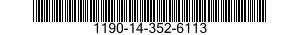 1190-14-352-6113 PLUNGER,DETENT 1190143526113 143526113