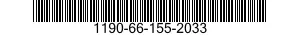 1190-66-155-2033 CABLE ASSEMBLY,SPECIAL PURPOSE,ELECTRICAL 1190661552033 661552033