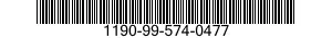 1190-99-574-0477 CAP,END,SLOTTED 1190995740477 995740477