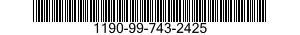 1190-99-743-2425 EARTH LINK PLATE 1190997432425 997432425