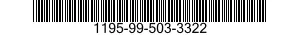 1195-99-503-3322 CARRIER ASSEMBLY 1195995033322 995033322