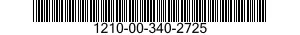 1210-00-340-2725  1210003402725 003402725