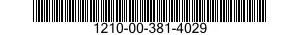 1210-00-381-4029  1210003814029 003814029