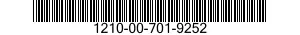 1210-00-701-9252  1210007019252 007019252