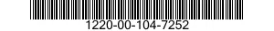 1220-00-104-7252  1220001047252 001047252
