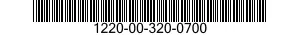 1220-00-320-0700  1220003200700 003200700