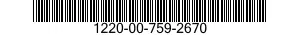 1220-00-759-2670  1220007592670 007592670