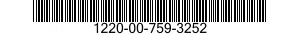 1220-00-759-3252 CABLE ASSEMBLY 1220007593252 007593252