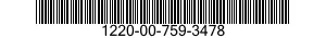 1220-00-759-3478  1220007593478 007593478
