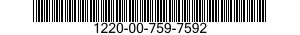 1220-00-759-7592  1220007597592 007597592