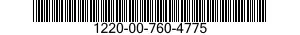 1220-00-760-4775 CABLE ASSEMBLY 1220007604775 007604775