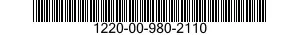 1220-00-980-2110  1220009802110 009802110