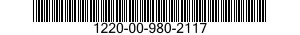 1220-00-980-2117  1220009802117 009802117